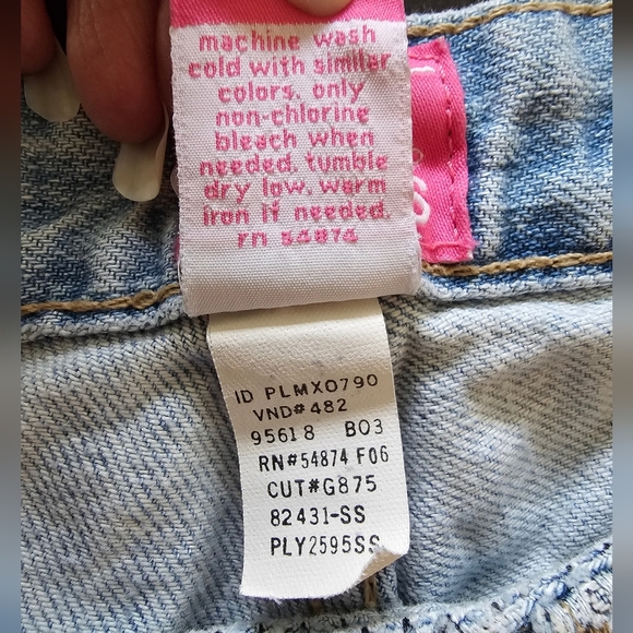 Drew Barrymore The Limited Low-Rise Flare Jeans, Light Blue, Size 0, NWOT! - Picture 6 of 10